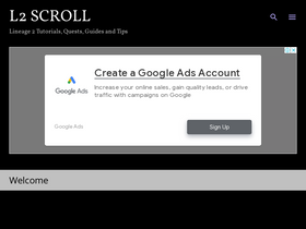 'l2scroll.com' screenshot