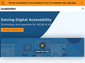 'usablenet.com' screenshot