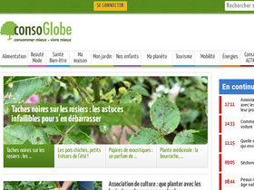 'consoglobe.com' screenshot