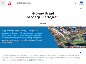 'services.gugik.gov.pl' screenshot