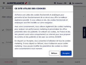 'airfrance.fr' screenshot