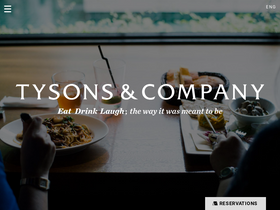 'tysons.jp' screenshot