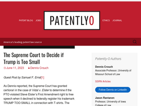 'patentlyo.com' screenshot