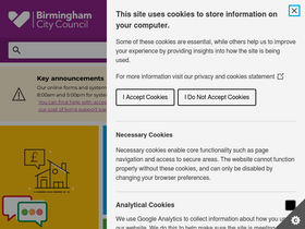 'birmingham.gov.uk' screenshot