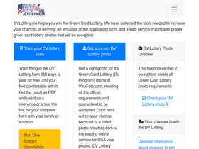 'dvlottery.me' screenshot