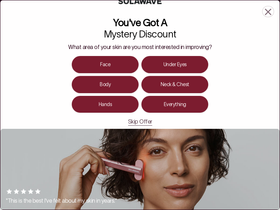 Solawave website screenshot