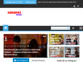 'kdramasmaza.com' screenshot