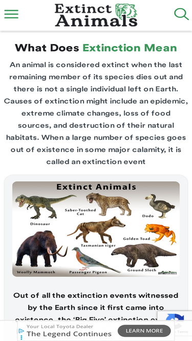 extinctanimals.org