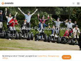 'evendo.com' screenshot