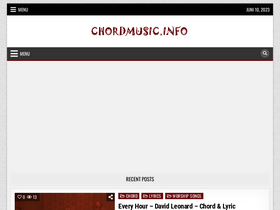 'chordmusic.info' screenshot