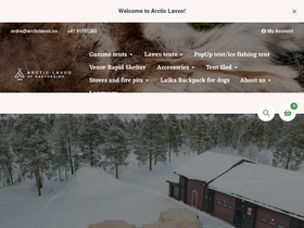 arcticlavvo.com homepage screenshot
