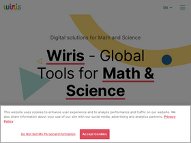 'wiris.com' screenshot