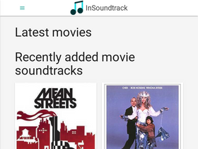 'insoundtrack.com' screenshot