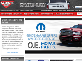 'genosgarage.com' screenshot