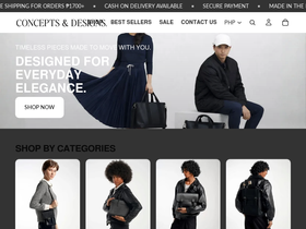 conceptsanddesigns.shop homepage screenshot