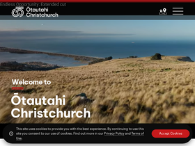 'christchurchnz.com' screenshot