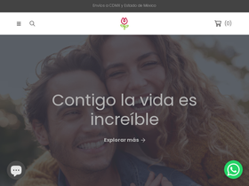 floresymasflores.com homepage screenshot