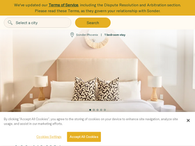 'sonder.com' screenshot