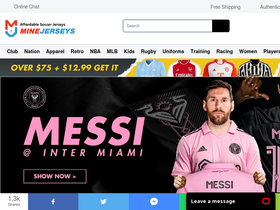 'minejerseys.ru' screenshot