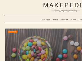 'makepedia.uz' screenshot