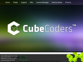 'cubecoders.com' screenshot