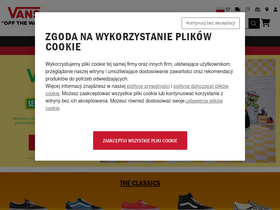 'vans.pl' screenshot
