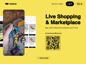 'whatnot.com' screenshot