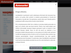 'automarket.ro' screenshot