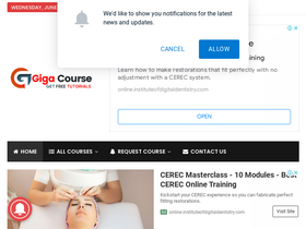 'gigacourse.com' screenshot