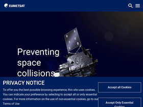 'eumetsat.int' screenshot