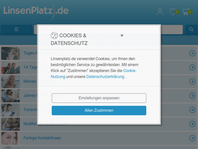 'linsenplatz.de' screenshot