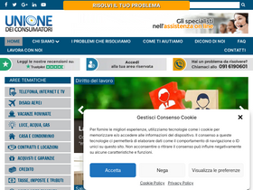 'unionedeiconsumatori.it' screenshot