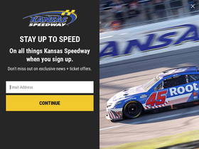 'kansasspeedway.com' screenshot