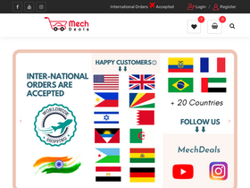 'mechdeals.com' screenshot