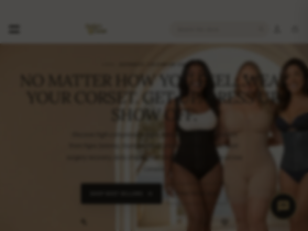 Stella's Corset homepage screenshot