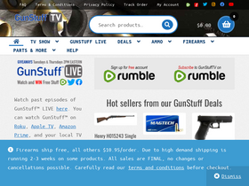 'gunstuff.tv' screenshot