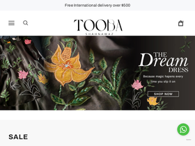 toobashahnawaz.com homepage screenshot