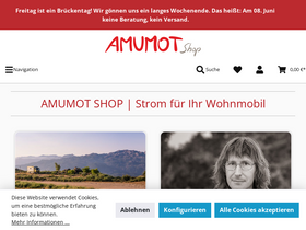 'amumot-shop.de' screenshot