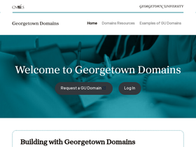 'georgetown.domains' screenshot