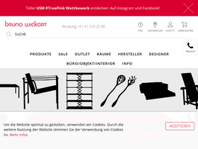 'bruno-wickart.ch' screenshot