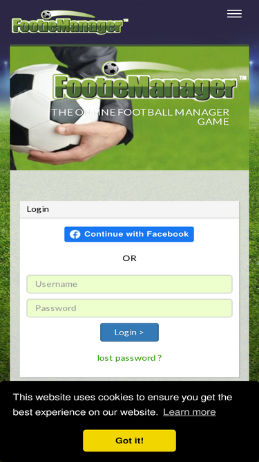 Onlinefootballmanager.co.uk - Is Online Football Manager Down