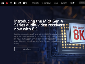 'anthemav.com' screenshot