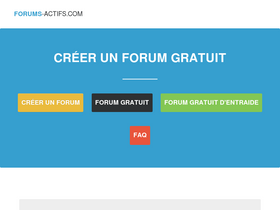 'forums-actifs.com' screenshot