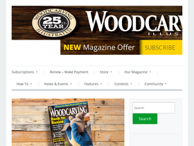'forum.woodcarvingillustrated.com' screenshot