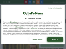 'oglioponews.it' screenshot