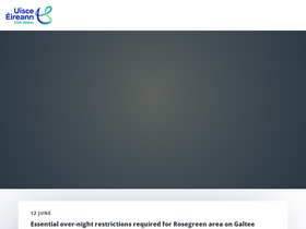 'water.ie' screenshot