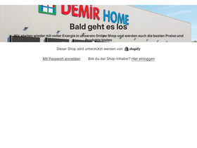 Demirhome homepage screenshot