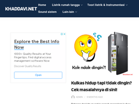 'khaddavi.net' screenshot