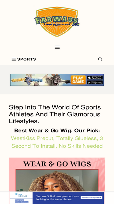 Fabwags.com - Step Into The World Of Sports Athletes And Their