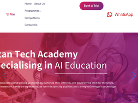 Titan Tech Academy — Website preview